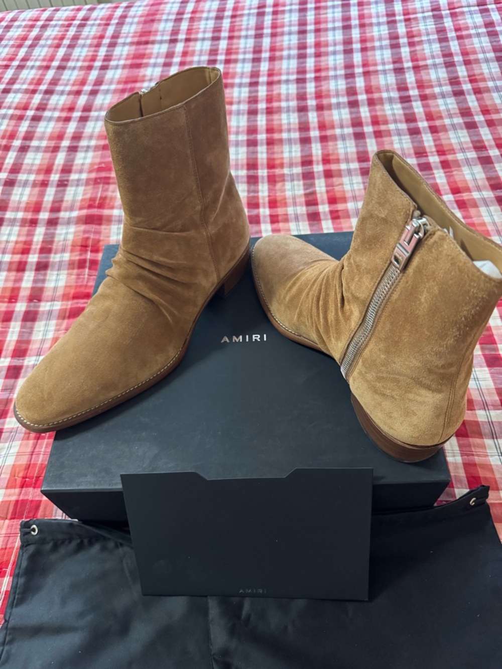 AMIRI Men's Suede Boots Size EU 47